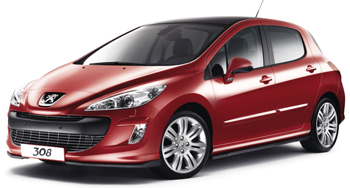 PEUGEOT 308 CC 2009 - НАСТ. ВРЕМЯ